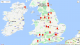 Map of Russell Group Universities