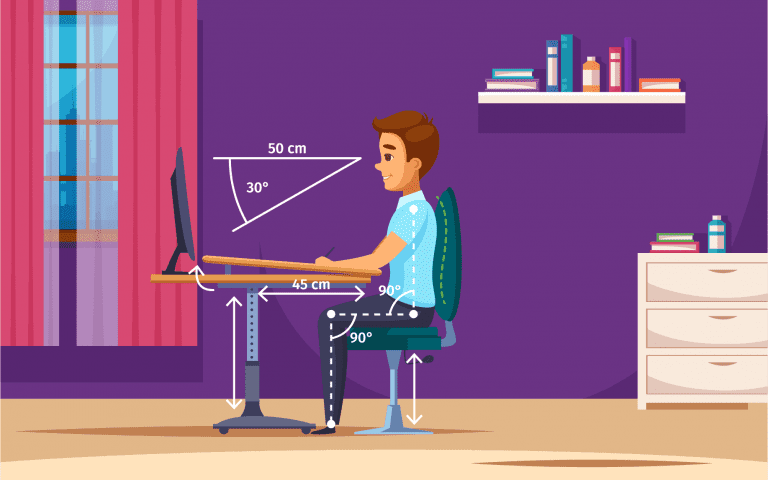 The Correct & Best Posture for Studying & Working! - Leverage Edu