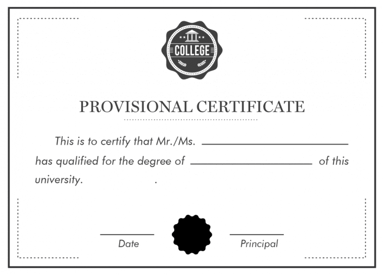 What Is A Provisional Teaching Certificate prntbl