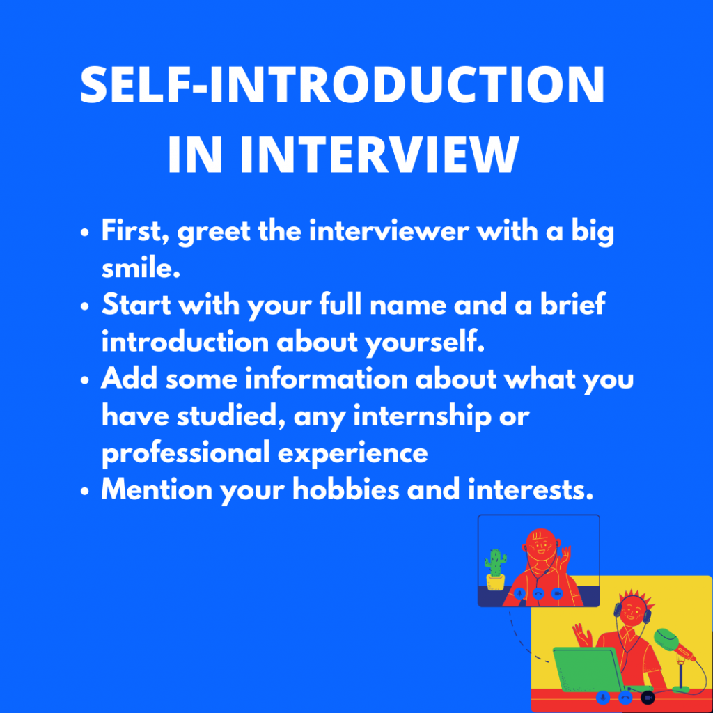 Self Introduction in Interview Samples for Freshers & Pros! - Leverage Edu
