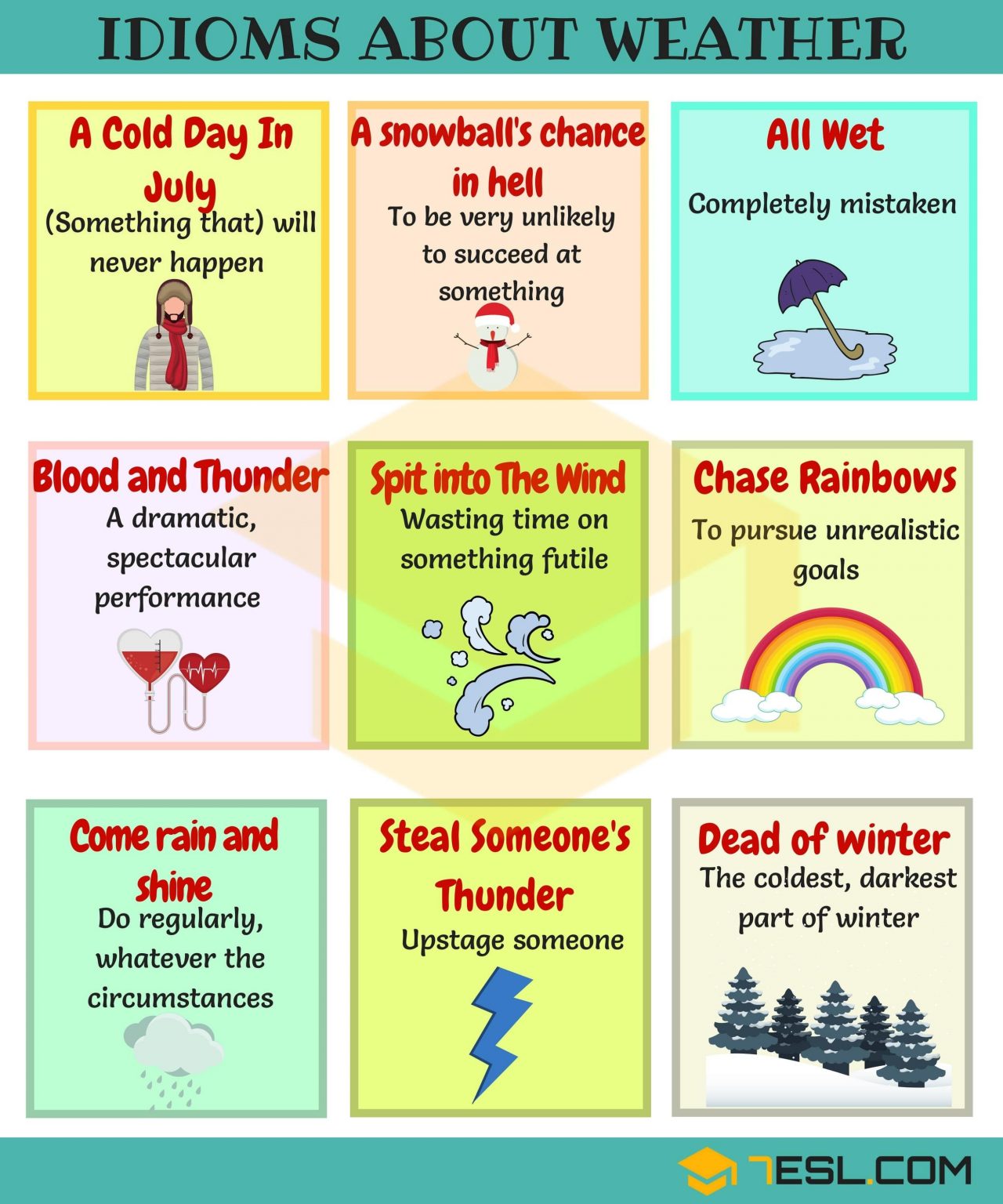 short story using idioms