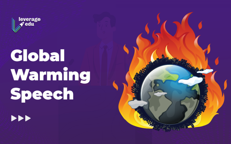 Global Warming Speech for Students in English  Leverage Edu