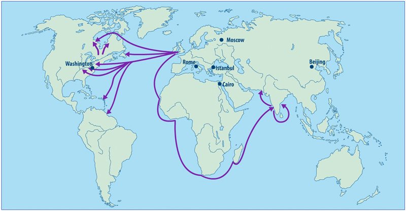 From Trade to Territory - Route to India