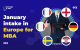 January Intake in Europe for MBA