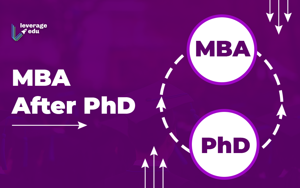 can one do phd after mba