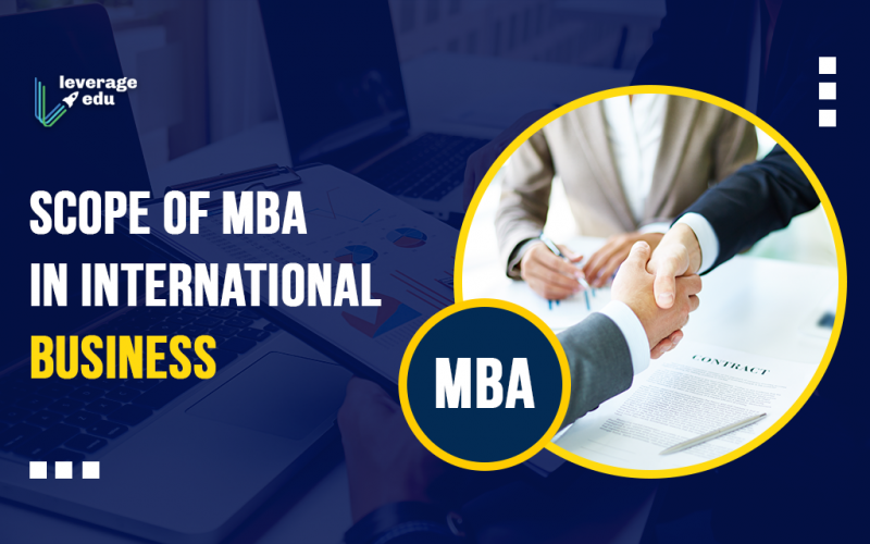Scope of MBA in International Business