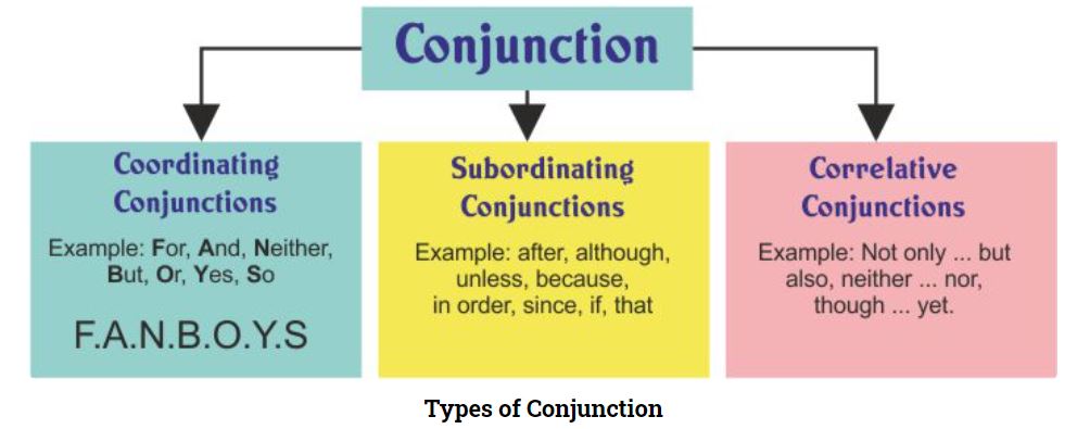 Rules And List Of Conjunctions Uses Types Questions Leverage Edu