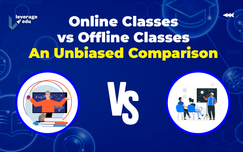 online classes vs offline classes presentation