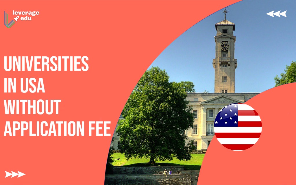 Universities in USA without Application Fee