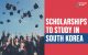 Scholarships for South Korea