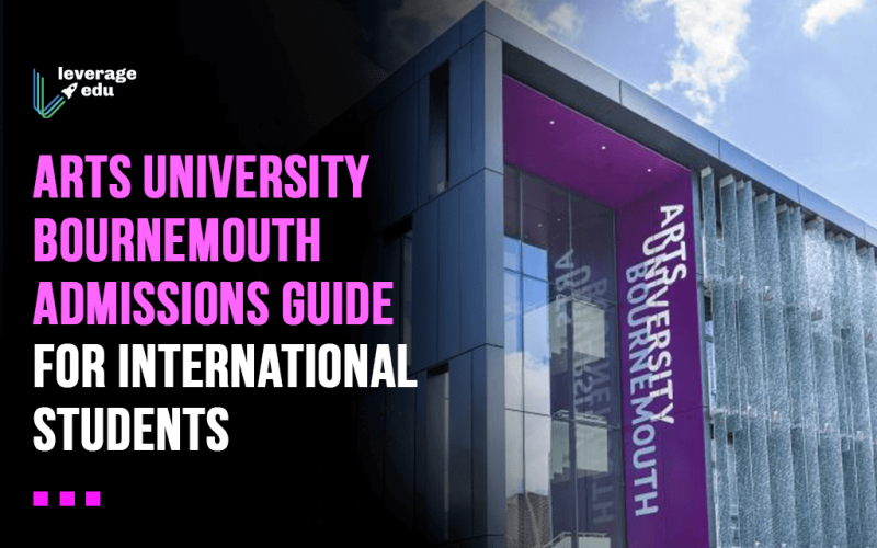 Arts University Bournemouth Admissions Guide for International Students