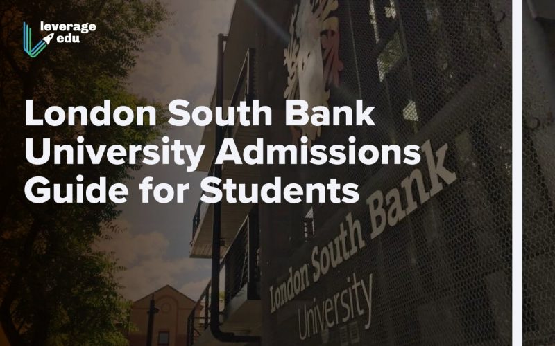 London South Bank University Admission Guide for Students