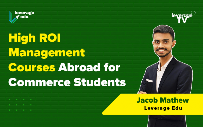 management courses abroad for commerce students.