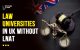 Law Universities in UK without LNAT (1)