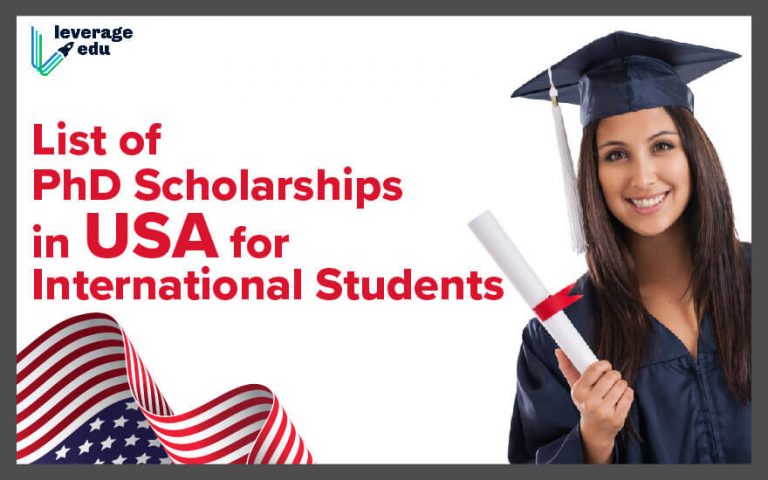 phd scholarships in usa for international students
