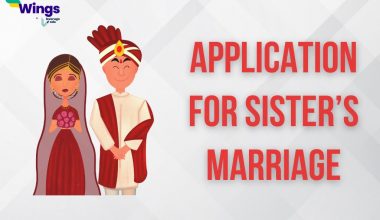Application for sister's marriage