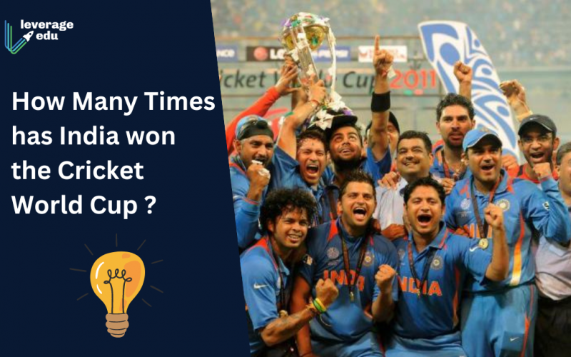 How Many Times has India won the Cricket World Cup (ODI)?