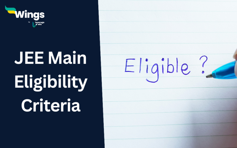 JEE Main Eligibility Criteria