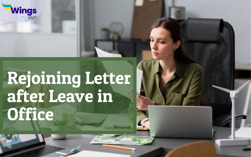 Rejoining Letter after Leave in Office