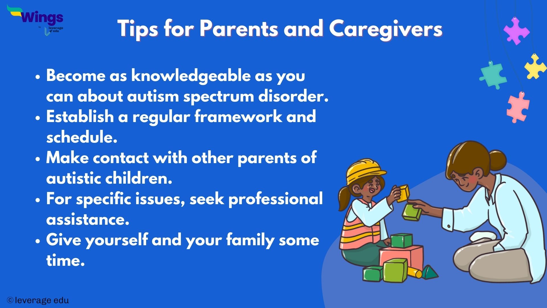 Autism tips for parents