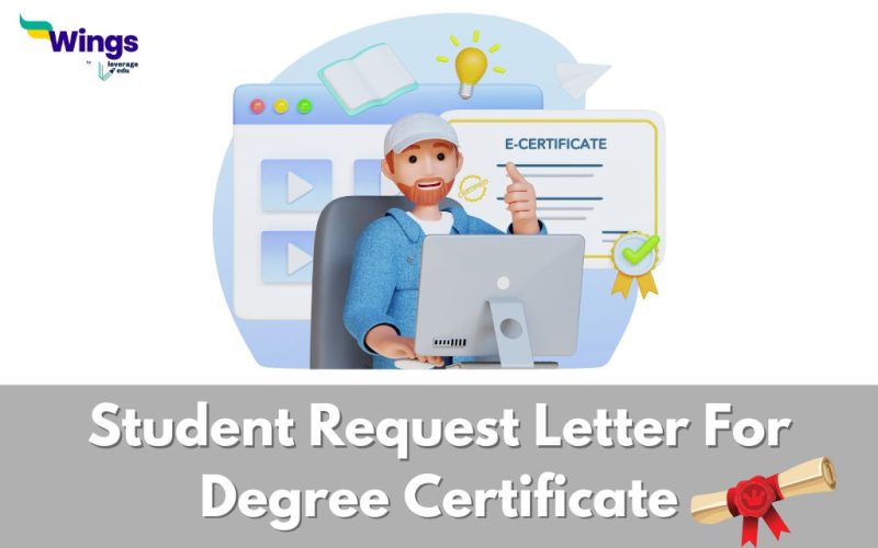 Student Request Letter For Degree Certificate