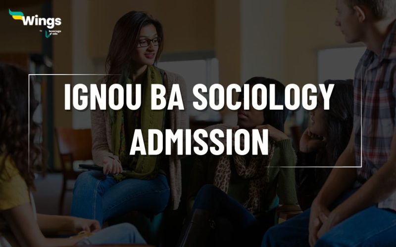IGNOU BA Sociology Admission 2023