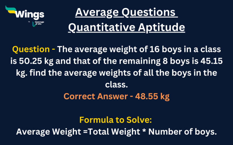 the average weight of 16 boys in a class is 50.25 kg and that of the remaining 8 boys is 45.15 kg. find the average weights of all the boys in the class.