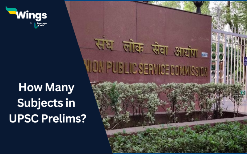 How Many Subjects in UPSC Prelims?