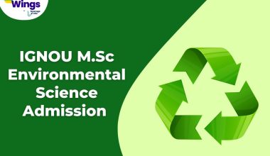 IGNOU M.Sc Environmental Science Admission