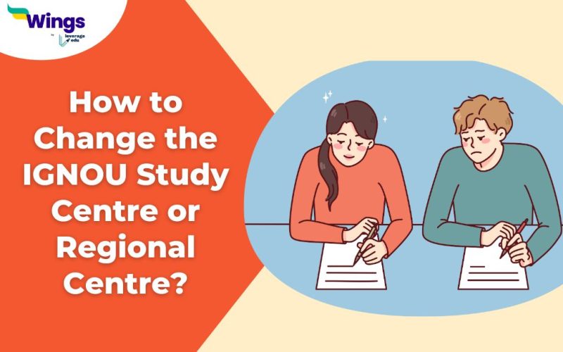 how to change the ignou study centre or regional centre?