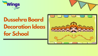 Dussehra Board Decoration Ideas for School
