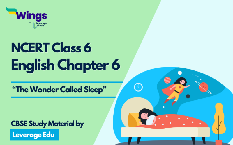 English Class 6 “The Wonder Called Sleep”