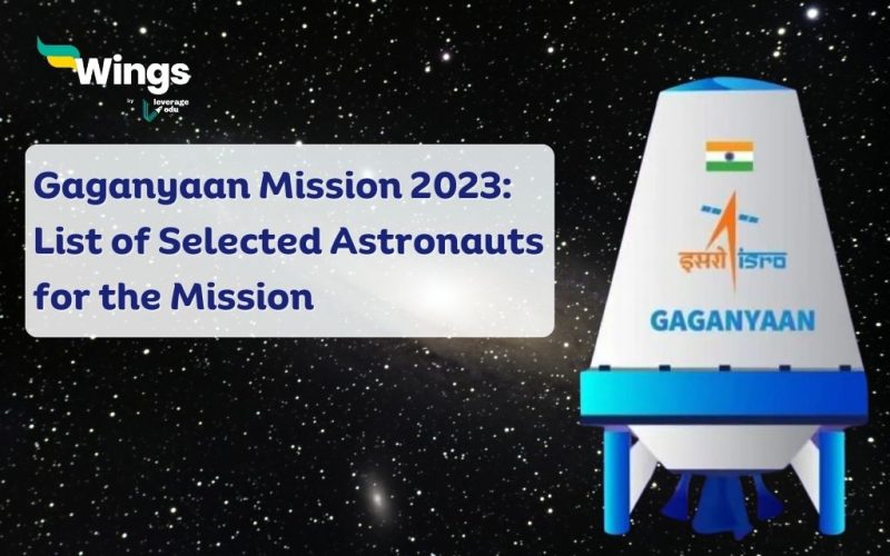 who are the astronauts selected for gaganyaan