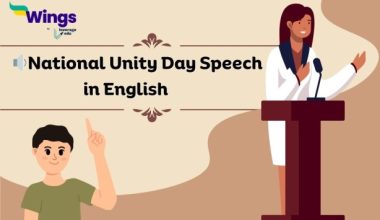 Short and Long National Unity Day Speech in English