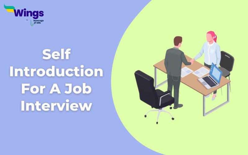 Self Introduction For A Job Interview