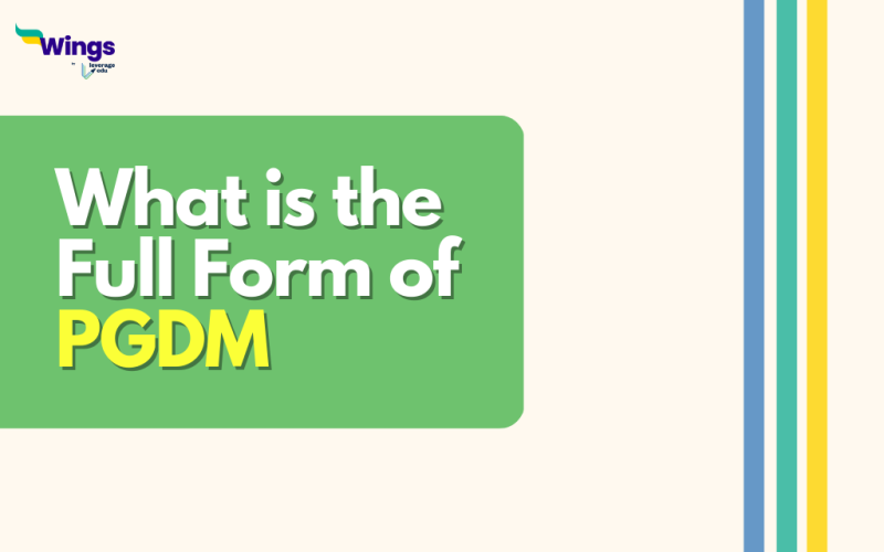 full form of PGDM