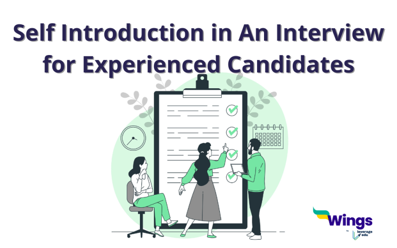 Self Introduction in an Interview for Experienced Candidates