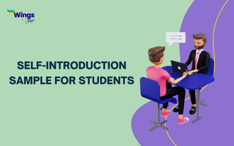 Self-Introduction Sample For Students