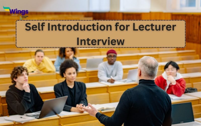 self introduction for lecturer interview