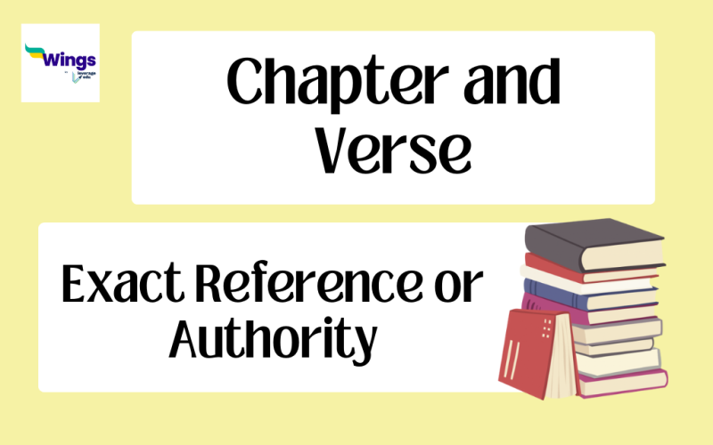 Chapter and Verse Meaning