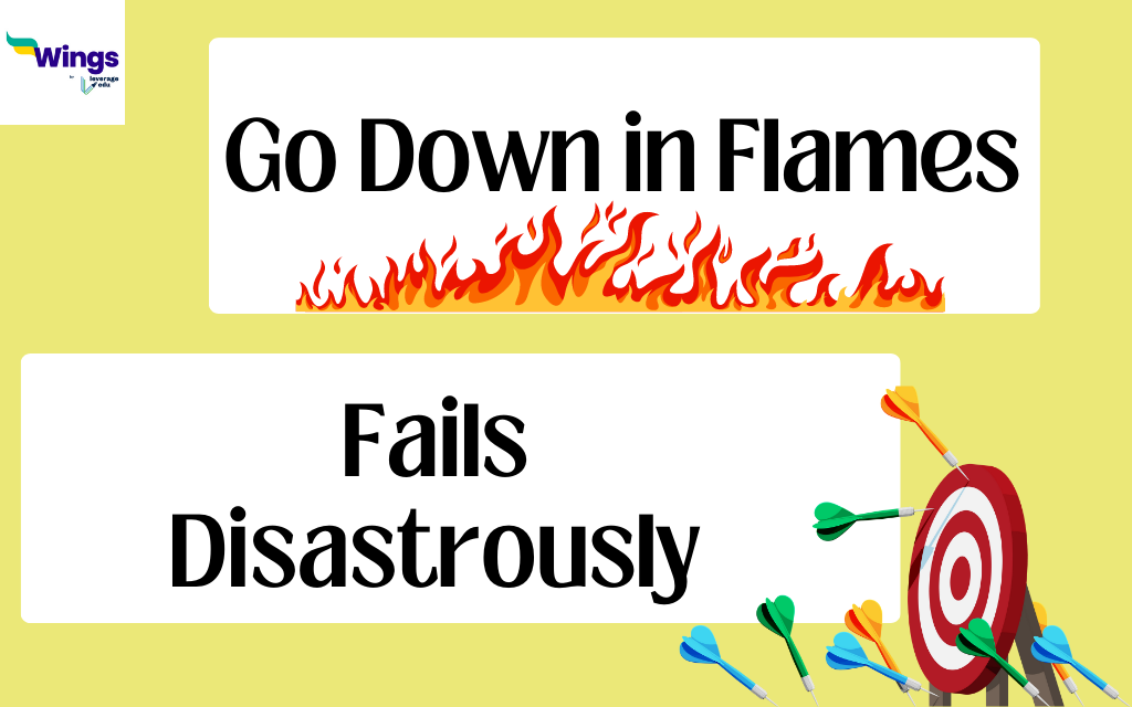 Go Down in Flames Meaning, Examples and Synonyms
