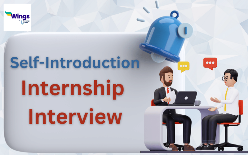 self introduction for internship interview