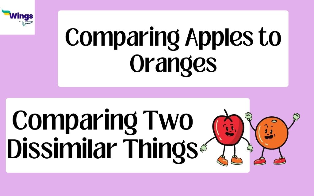 Comparing apples to apples