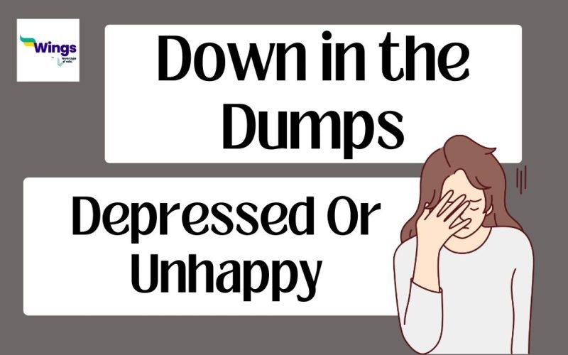 down in the dumps meaning