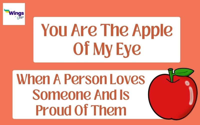 you are the apple of my eye meaning