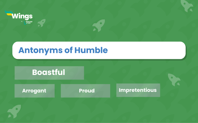 Antonyms of humble