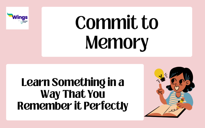 Commit to Memory Meaning