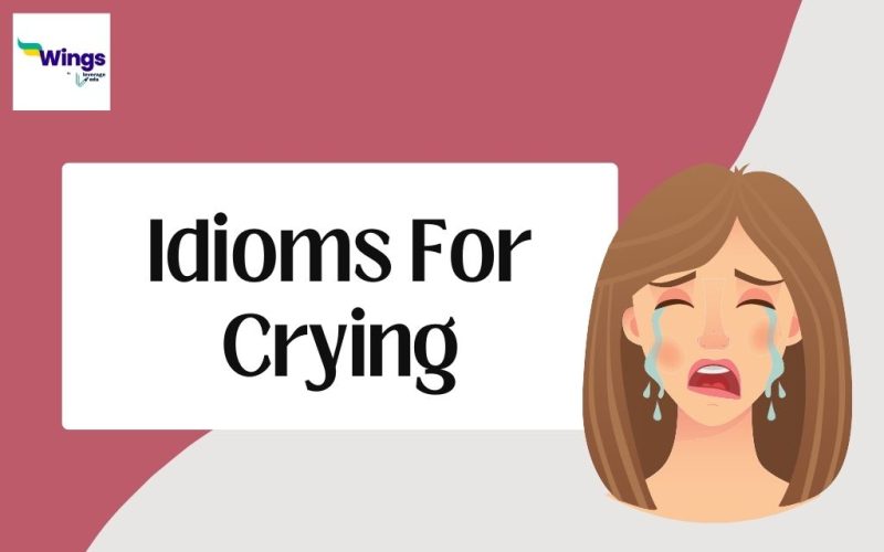 idioms for crying