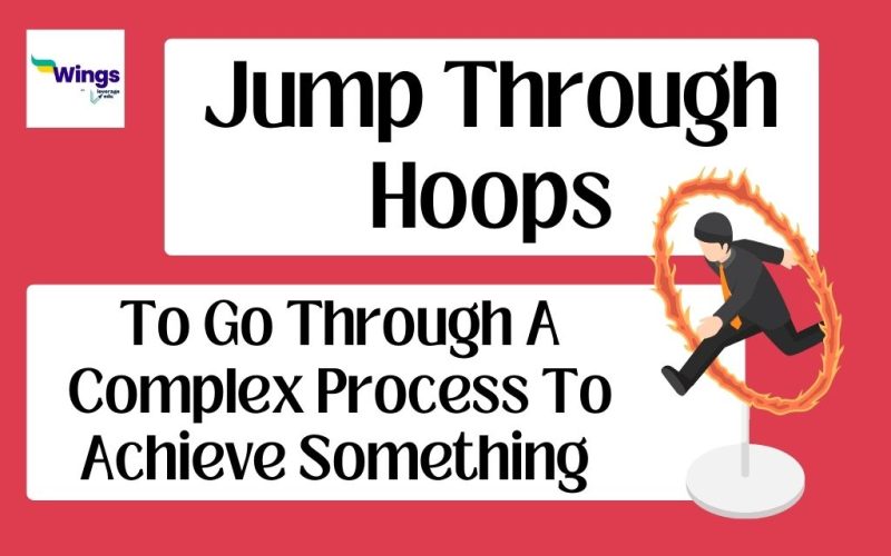 jump through hoops idiom