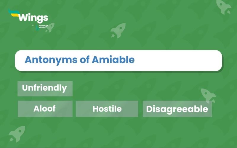 Amiable-Antonyms